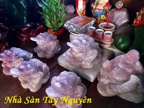 Quartz Hong Feng Shui Toadstool