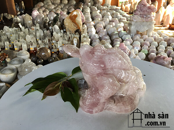 Cóc ngậm tiền Đá thạch anh phong thủy