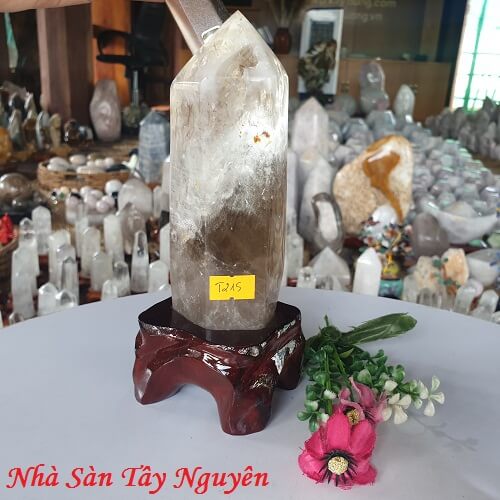 Công Dụng Của Trụ Đá Thạch Anh Tinh Thể Thạch Anh Xám Khói