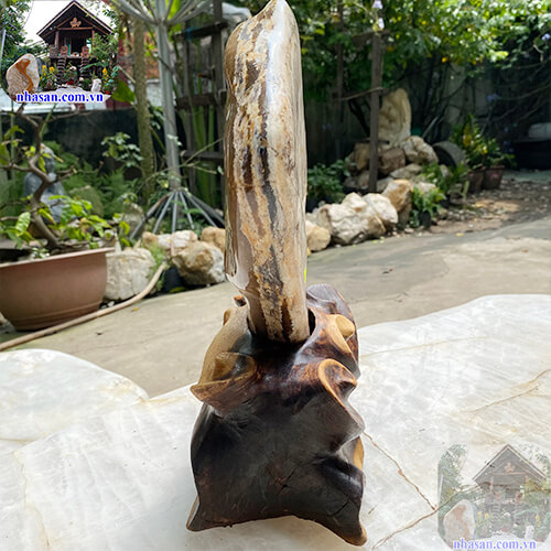 Đá canxedon nâu thiên nhiên phong thủy Đá canxedon nâu thiên nhiên phong thủy