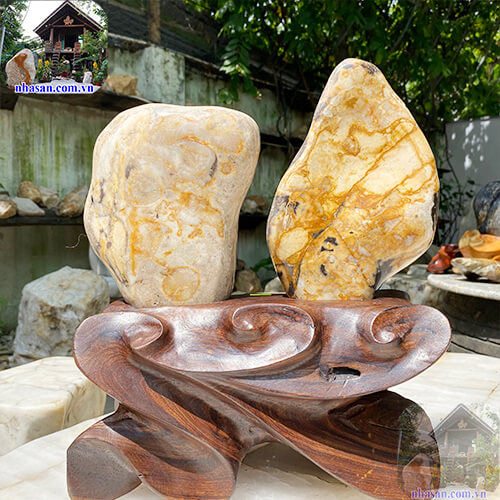 Đá canxedon vàng thiên nhiên Đá canxedon vàng thiên nhiên