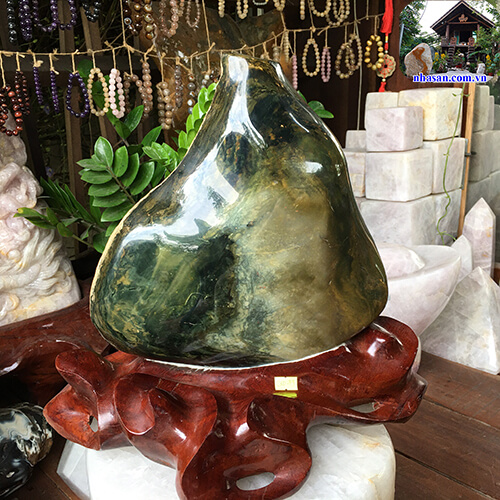 Đá canxedon xanh tự nhiên Đá canxedon xanh tự nhiên