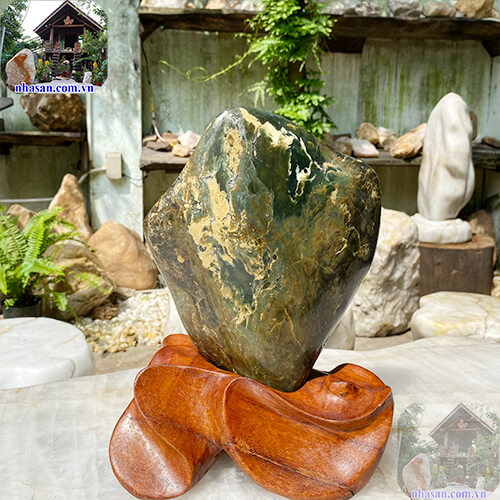 Đá canxedon xanh rêu Đá canxedon xanh rêu