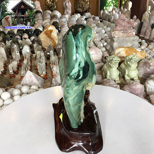 Đá Chalcedony xanh lục tự nhiên Đá Chalcedony xanh lục tự nhiên