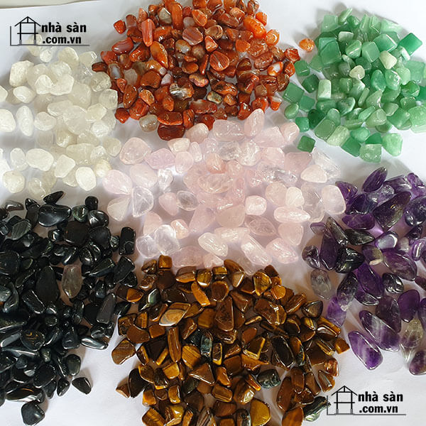 Đá Đa Sắc Rải Hồ Cá Trang Trí Tiểu Cảnh Đá Đa Sắc Rải Hồ Cá Trang Trí Tiểu Cảnh