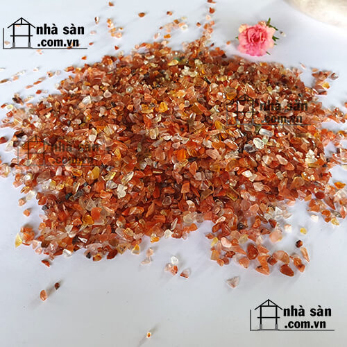 Đá Mã Não Đỏ Vụn Bỏ Bát Nhang
