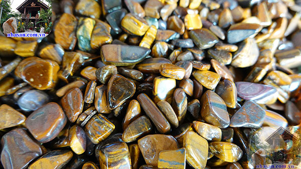 Đá mắt hổ vụn đánh bóng Đá mắt hổ vụn đánh bóng