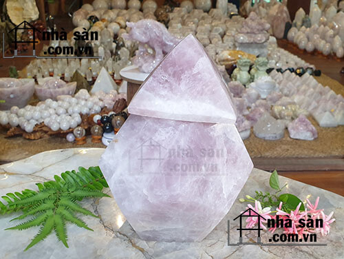 Đá Thạch Anh 12 Mặt Hồng Đá Thạch Anh 12 Mặt Hồng