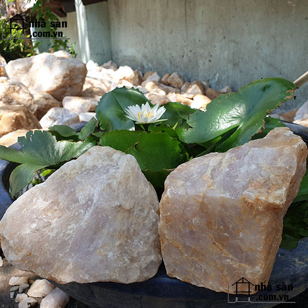 Đá Thạch Anh Hồng Thô Nguyên Khối Đá Thạch Anh Hồng Thô Nguyên Khối