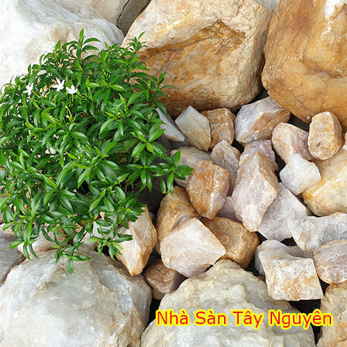 Đá Thạch Anh Hồng Thô Vụn