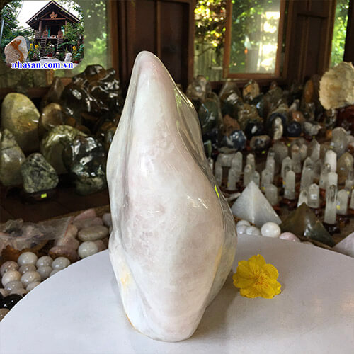 Đá thạch anh hồng tự nhiên T449-3 Đá thạch anh hồng tự nhiên T449-3