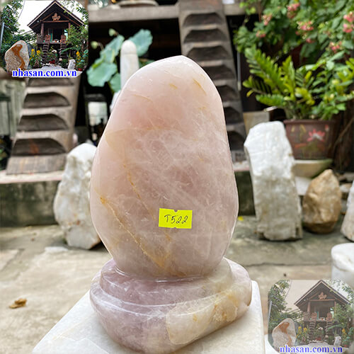 Đá thạch anh hồng tự nhiên phong thủy Đá thạch anh hồng tự nhiên phong thủy