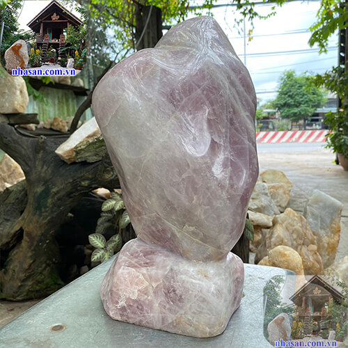 Đá thạch anh hồng tự nhiên trấn trạch Đá thạch anh hồng tự nhiên trấn trạch