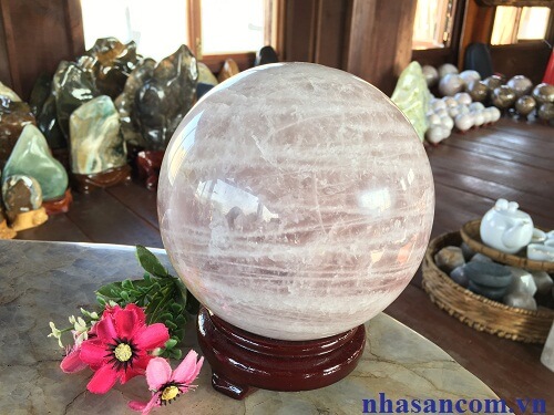 Đá Thạch Anh Hồng Tự Nhiên