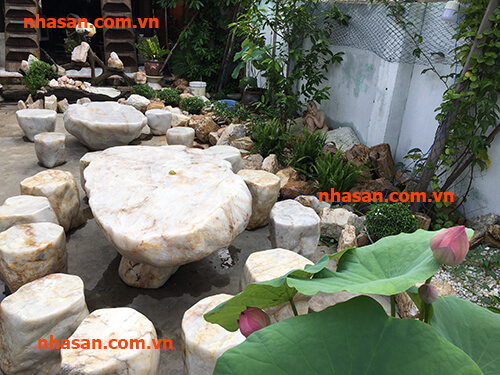 Đá thạch anh trấn trạch nhà ở