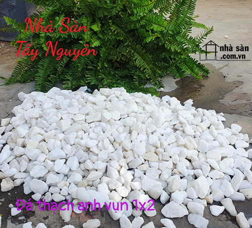 Đá Thạch Anh Trắng Đập Nhỏ Cỡ 1x2