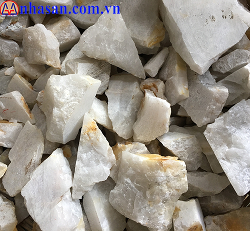 White Quartz Stone Flooring Background