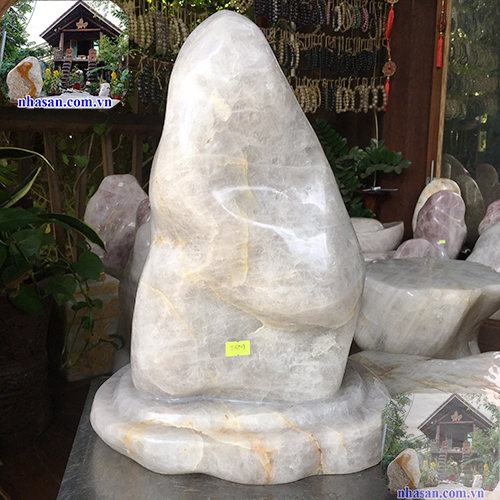 Đá thạch anh trắng tự nhiên giúp thanh lộc khí âm Đá thạch anh trắng tự nhiên giúp thanh lộc khí âm