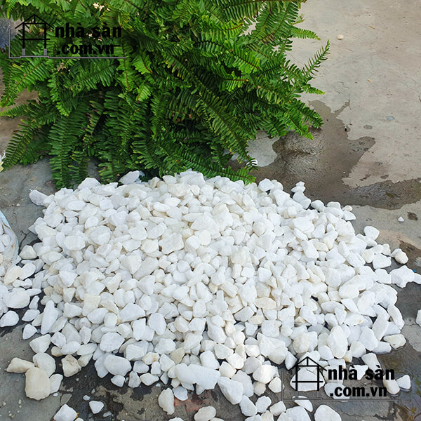 Đá Thạch Anh Vụn 1x2 Trắng Đá Thạch Anh Vụn 1x2 Trắng