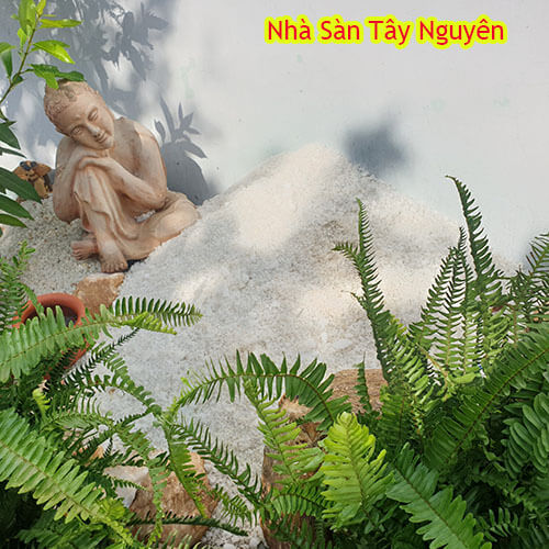 Đá Thạch Anh Vụn Nhỏ Rải Hầm Cầu Khử Tia Ác Xạ