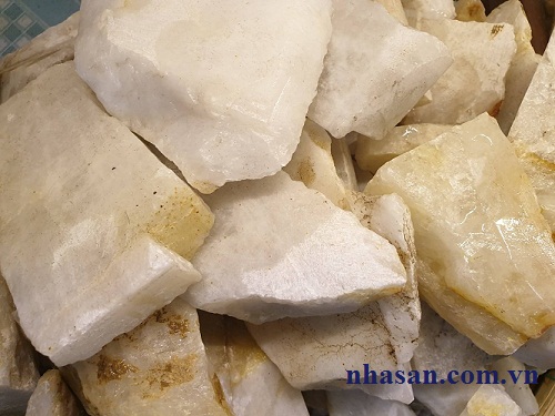 Scattered Quartz Stones On The House