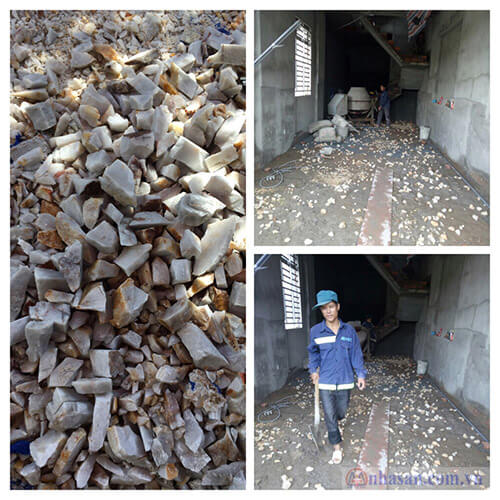 Rough Quartz Stone Background In Ben Tre