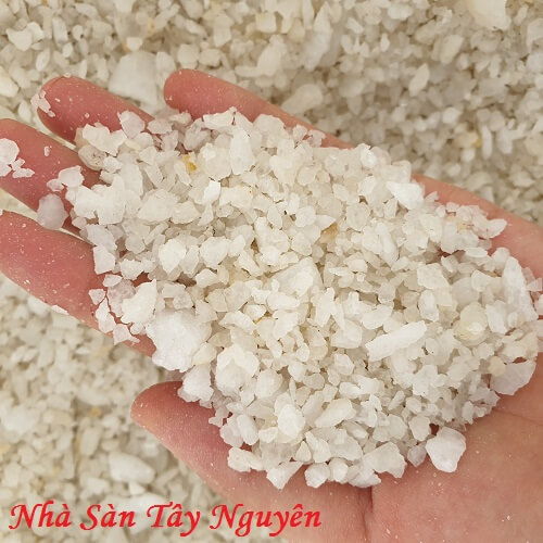 Quartz Stone Scattered Background Tran Trach