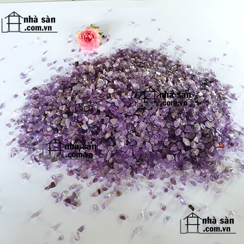 Đá Thạch Anh Vụn Tím Bỏ Bát Nhang