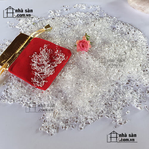 Đá Thạch Anh Vụn Trắng Bỏ Bát Nhang