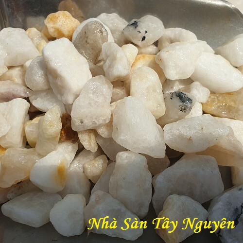 Đá Thạch Anh Vụn Trắng Cỡ 1x2