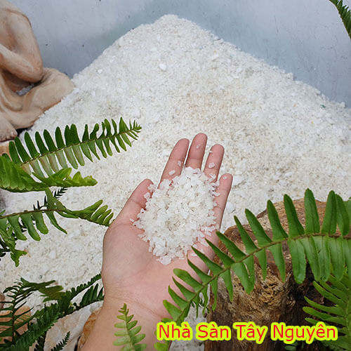 Đá Thạch Anh Vụn Trắng Cỡ Nhỏ Rải Nền Nhà