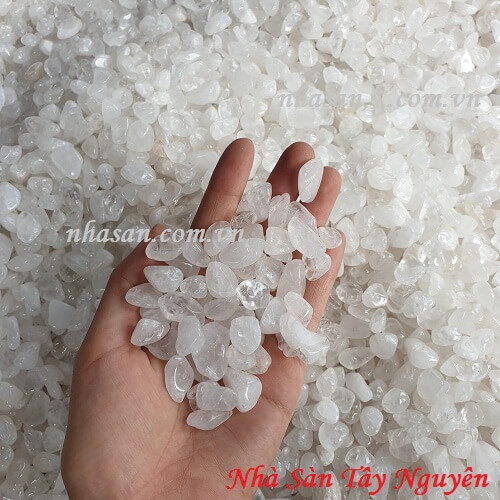 Đá Thạch Anh Vụn Trăng Đánh Bóng