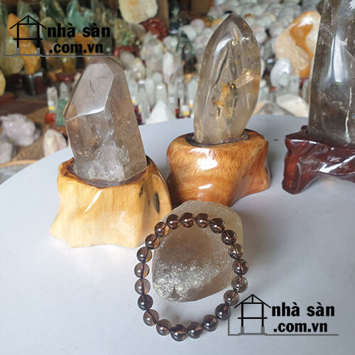 Đá Thạch Anh Xám Khói Đá Thạch Anh Xám Khói