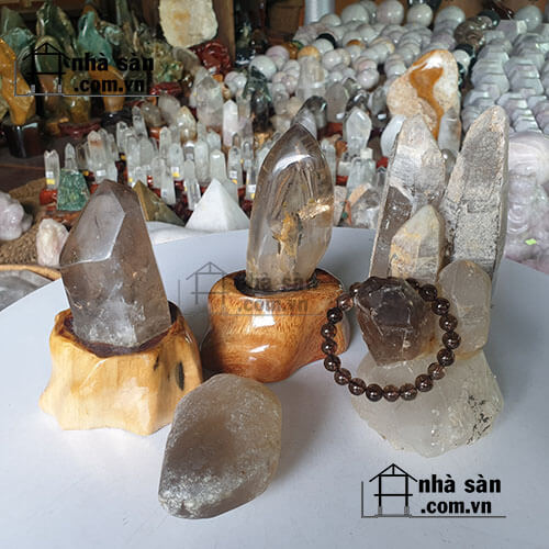 Đá Thạch Anh Xám Khói Tự Nhiên Đá Thạch Anh Xám Khói Tự Nhiên