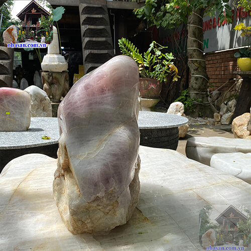 Đá tự nhiên phong thủy thạch anh hồng Đá tự nhiên phong thủy thạch anh hồng