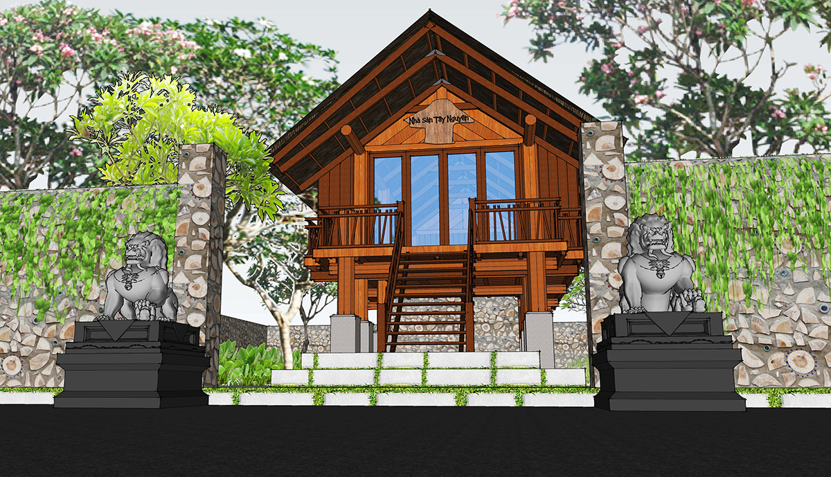 Đôi kỳ lân tại cửa sẽ chấn áp và có lợi cho sự nghiệp