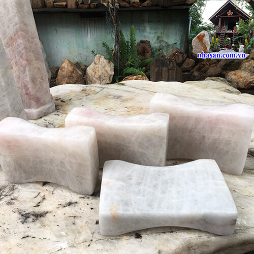 Gối đá thạch anh giúp ổn định thần khí Gối đá thạch anh giúp ổn định thần khí