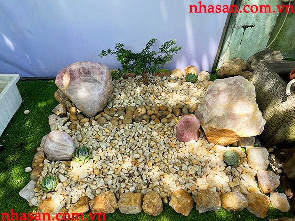 Tiểu cảnh hòn non bộ dưới gầm cầu thang TC10 Tiểu cảnh hòn non bộ dưới gầm cầu thang TC10