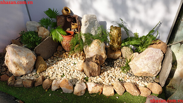 Vật liệu sử dụng trong trang trí hòn non bộ tiểu cảnh TC21 Vật liệu sử dụng trong trang trí hòn non bộ tiểu cảnh TC21