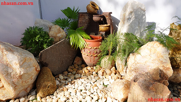 Trang trí bằng đá phong thủy còn giúp trấn trạch nhà cửa Trang trí bằng đá phong thủy còn giúp trấn trạch nhà cửa
