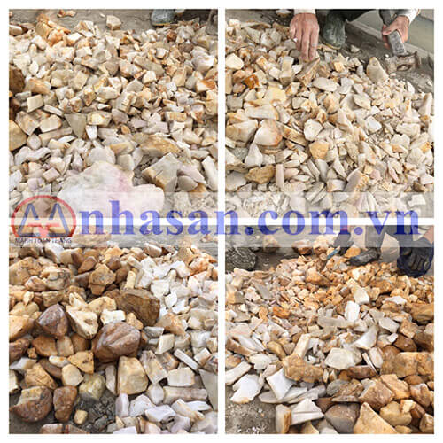 Where did Long An buy crushed quartz?