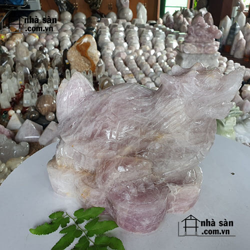 Long Quy Đá Thạch Anh Hồng Long Quy Đá Thạch Anh Hồng