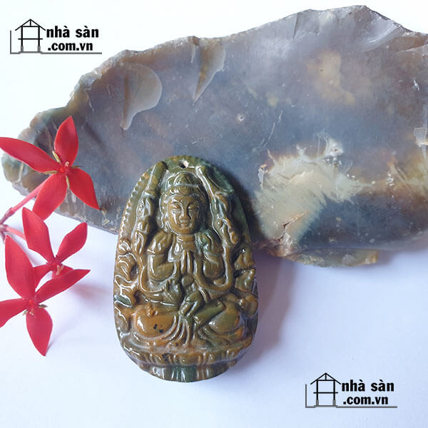 Mặt Phật Đá Canxedon Phong Thủy Mặt Phật Đá Canxedon Phong Thủy