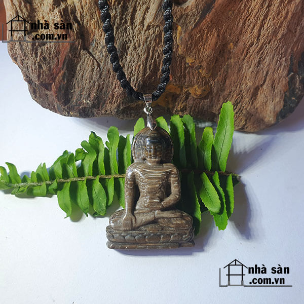 Mặt Phật Đá Gỗ Hóa Thạch Mặt Phật Đá Gỗ Hóa Thạch