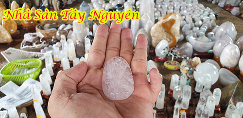 Mặt Phật Đá Thạch Anh Hồng