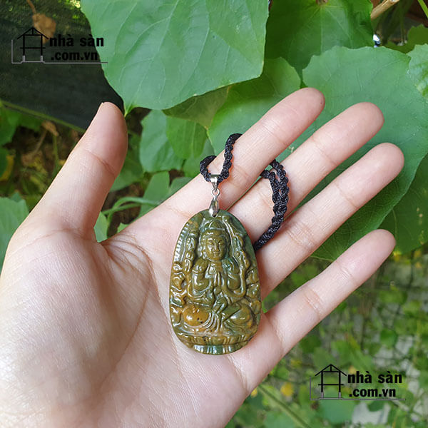 Mặt Phật Thiên Thủ Thiên Nhãn Đá Canxedon Mặt Phật Thiên Thủ Thiên Nhãn Đá Canxedon