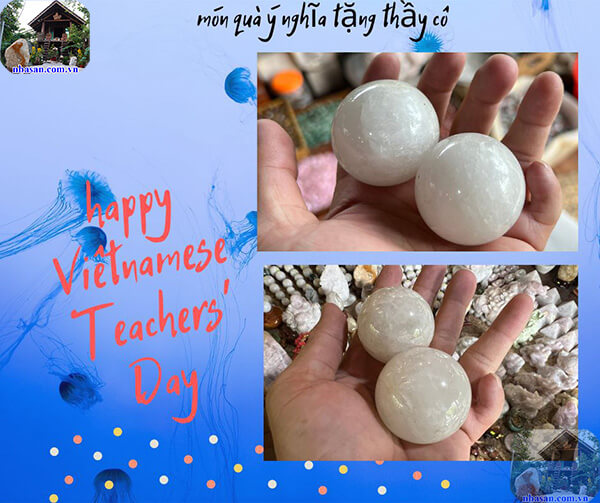 Cặp bi lăn tay đá thạch anh Cặp bi lăn tay đá thạch anh