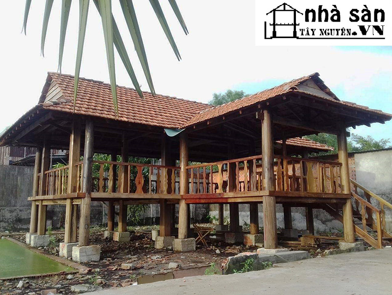 Nhà Sàn Tây Nguyên người Gia Rai