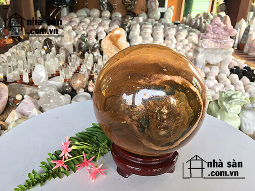 Quả Cầu Đá Canxedon Tự Nhiên Quả Cầu Đá Canxedon Tự Nhiên