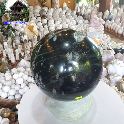 Quả Cầu Đá Canxedon Phong Thủy Quả Cầu Đá Canxedon Phong Thủy
